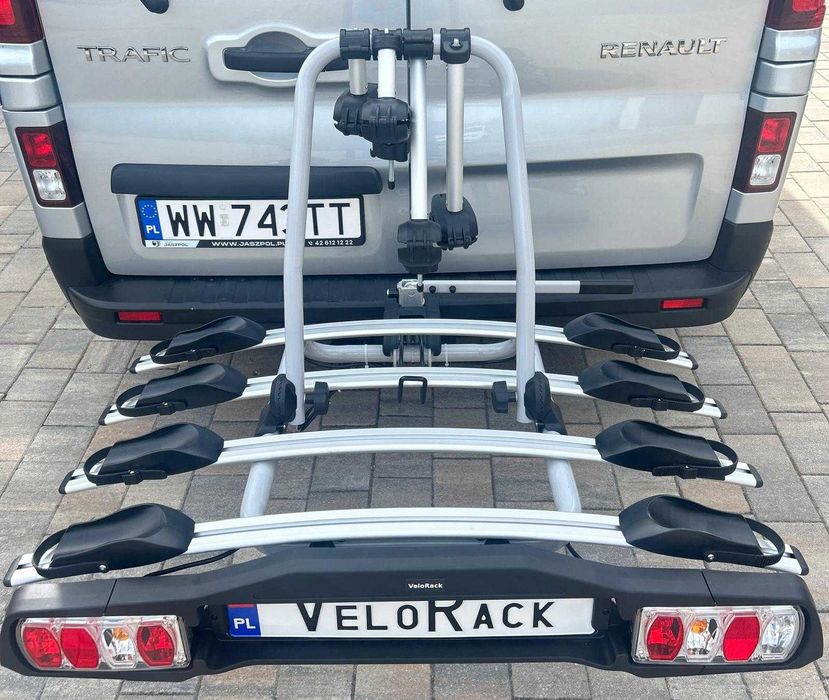 NOWY Bagażnik Rowerowy Na Hak 4 Rowery Uchylany PREMIUM JAK THULE ALU