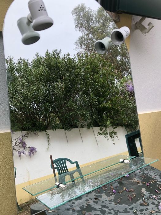 Conjunto 4 espelhos com luzes