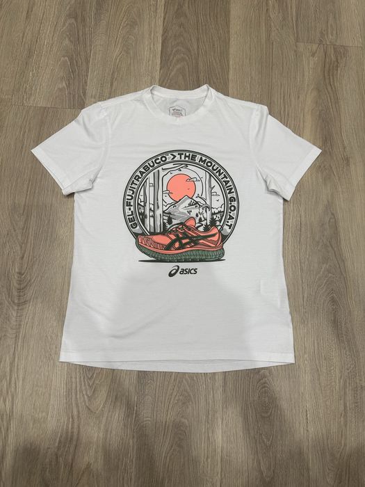 Футболка ASICS Graphic Tee Trabuco 2, біла, розмір S, оригінал