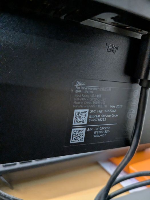 Monitor Dell U2417H 24 polegadas