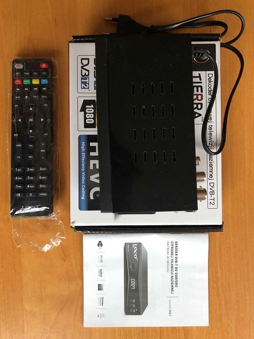 Dekoder cyfrowej telewizji naziemnej DVB-T2 Tierra