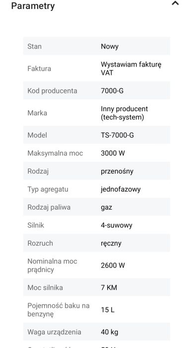 Sprzedam agregat prodotwórczy