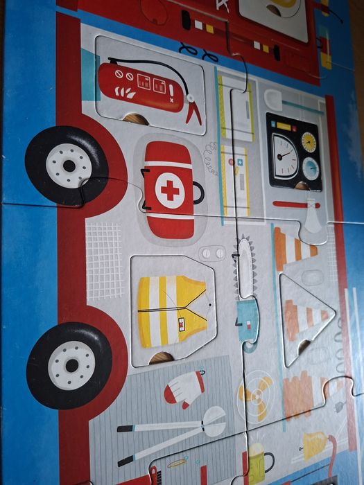 Puzzle czuczu woz strazacki
