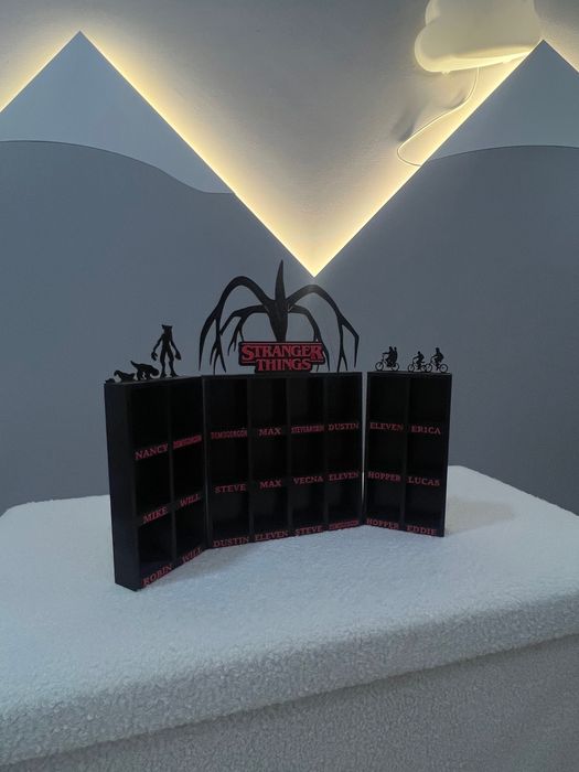 Полиця Великий Розкладний Дім для Фігурок Stranger Things Kinder Joy Funko Pop Stand Для 24 Фігурок з СеріаЛу