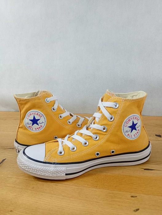 Converse, Chuck Taylor All Star, High, rampki, żółte, rozmiar 37