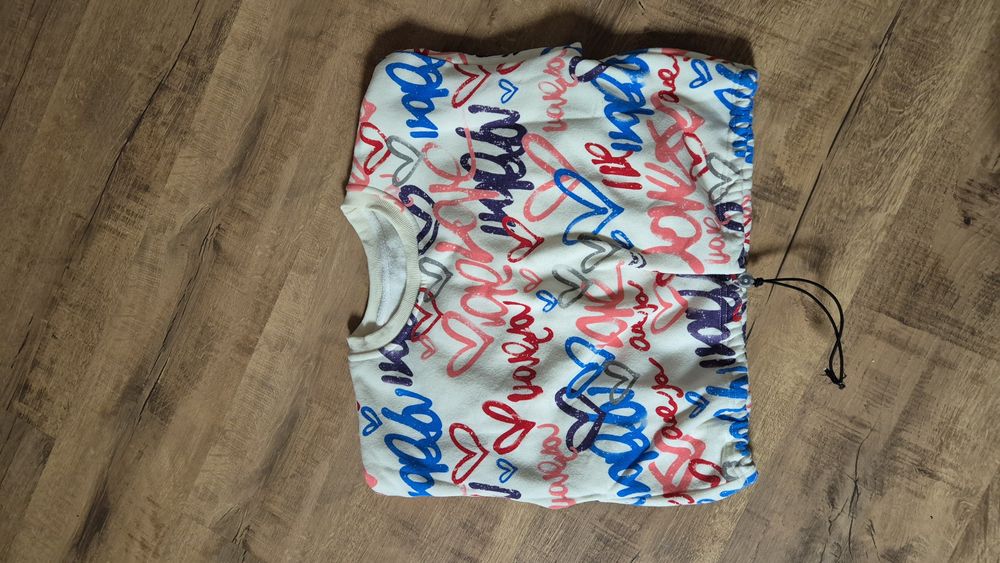 Bluza oversize wielobarwna