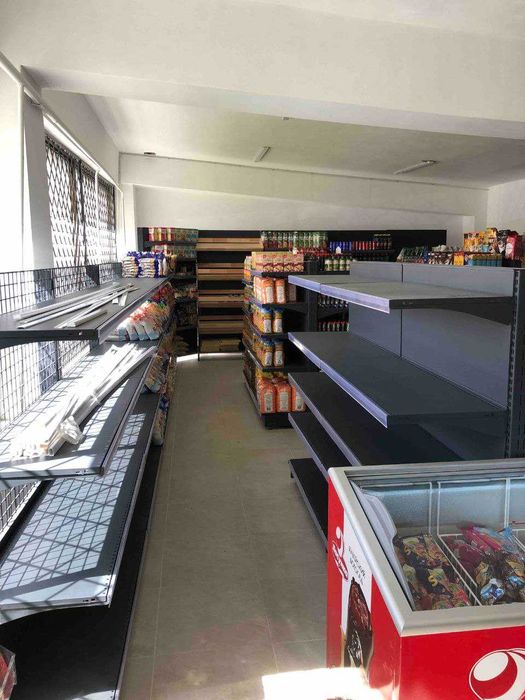 Стелаж для магазину, касові зони, холодильники