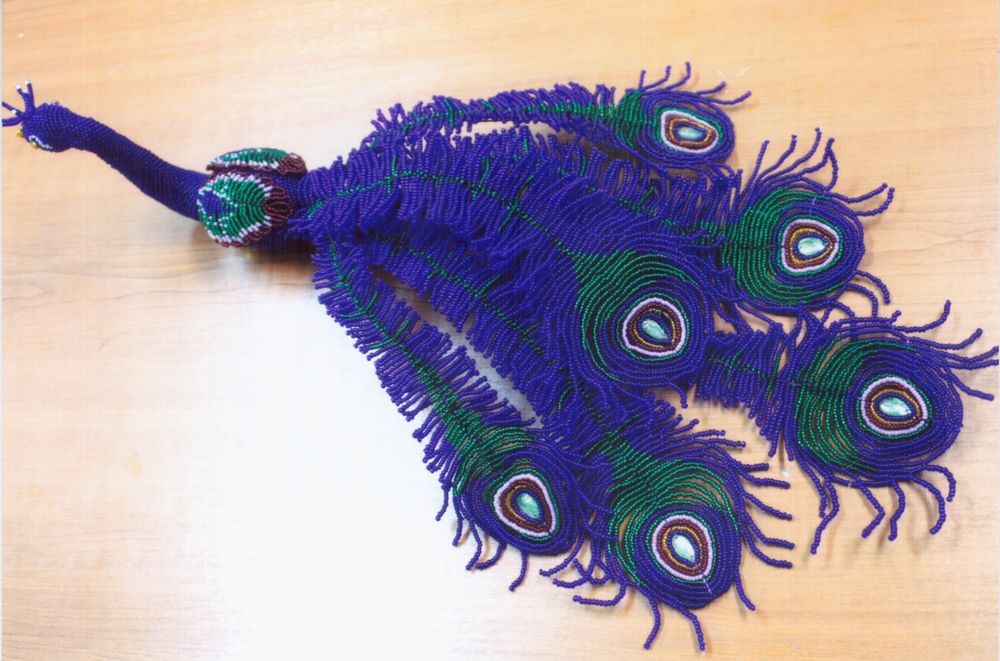 Пава (Павич) із бісеру. Ручна робота