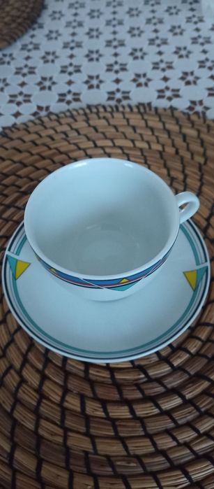 Filiżanka ze spodkiem  porcelanowa ,,Flirt - Ritzenhaff ,