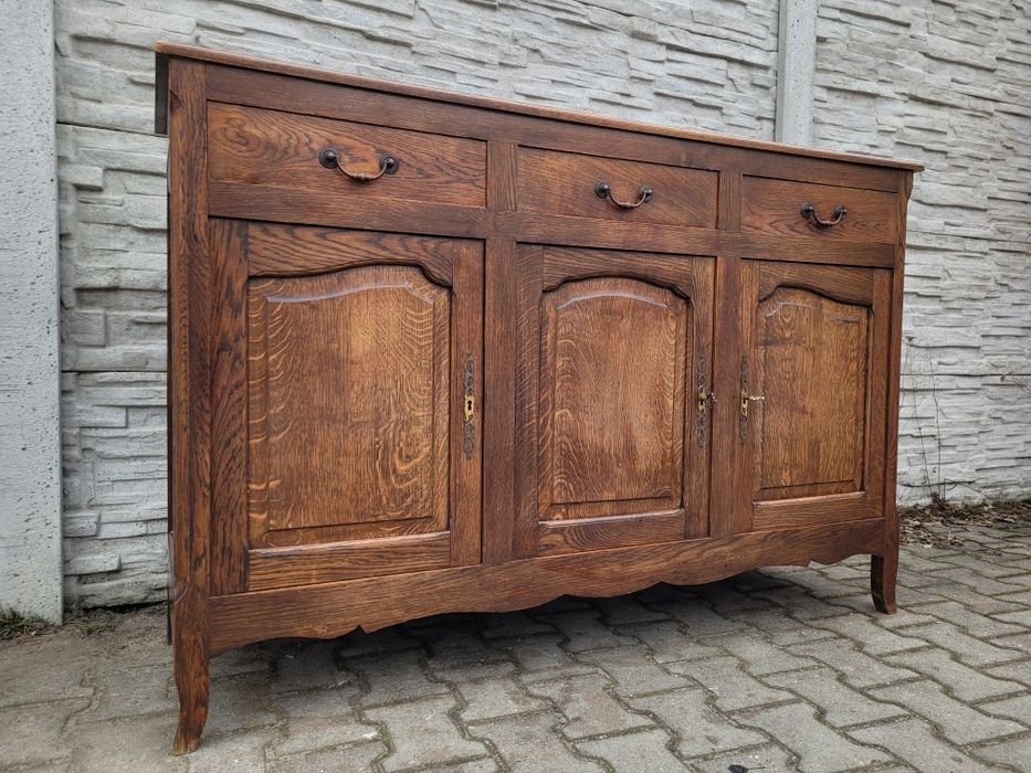 Fajna debowa komoda z szufladami