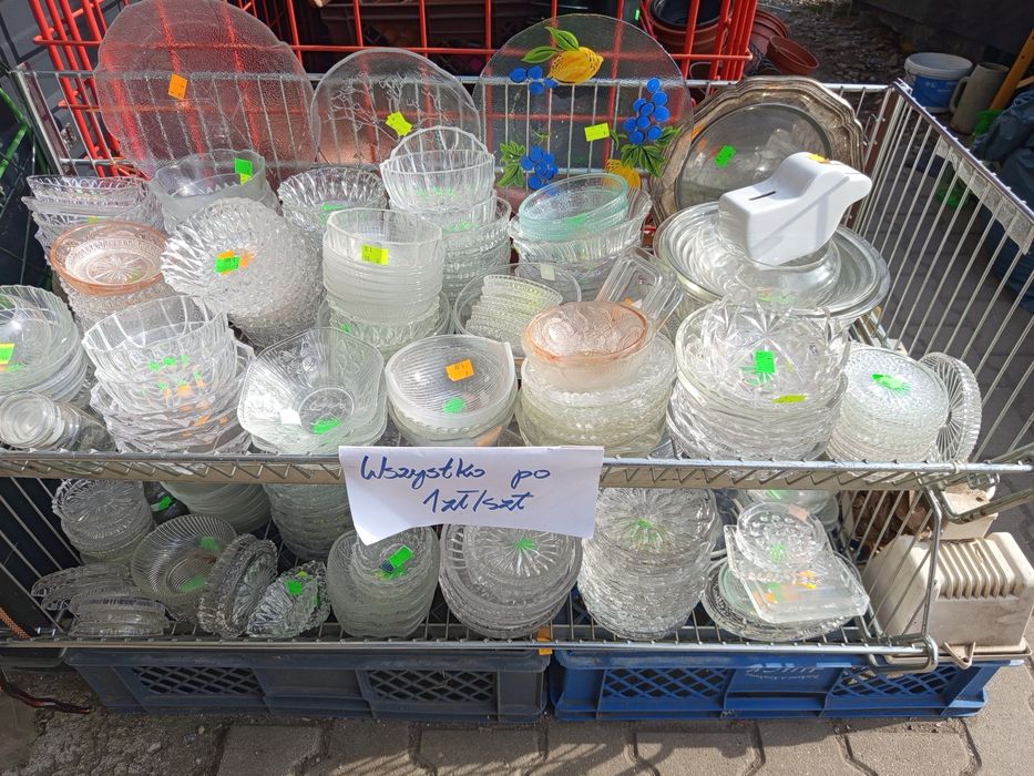 Szkło 1 zł/szt różne rodzaje