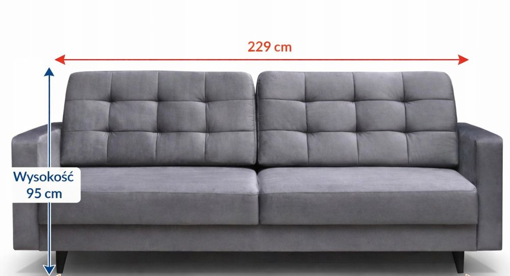 Kanapa Vegas z funkcją spania