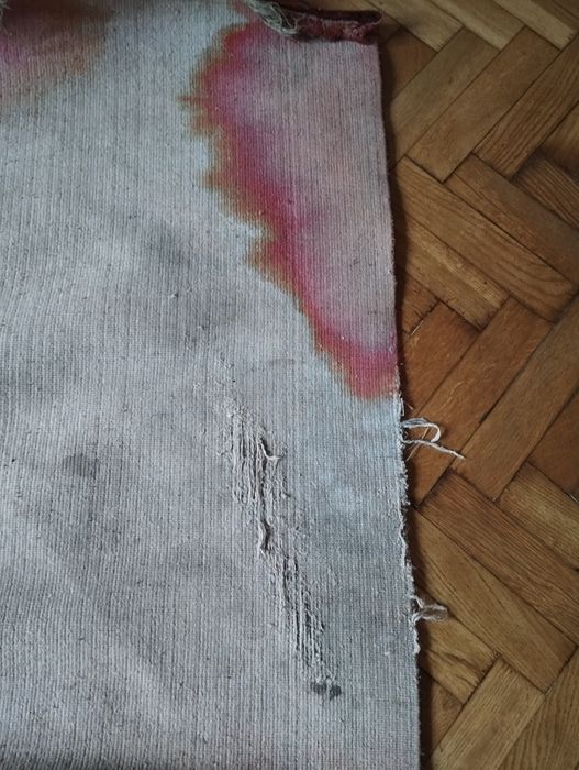 Dywan 100 % wełna vintage z PRL, 2,90 x 1,90 m