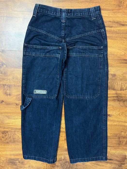 Spodnie jeansowe baggy mega jean jeansy vintage y2k Lee Pipes S