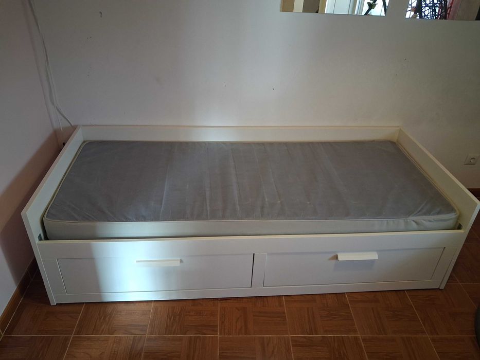 Cama individual ou dupla c/2 gavetas