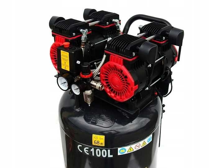12Bar KOMPRESOR k26 bezolejowy tłokowy 100L sprężarka pompa powietrza