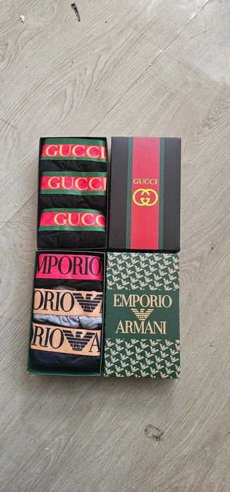 Zestaw komplet 3pak gucci bokserki lacoste meskie boss