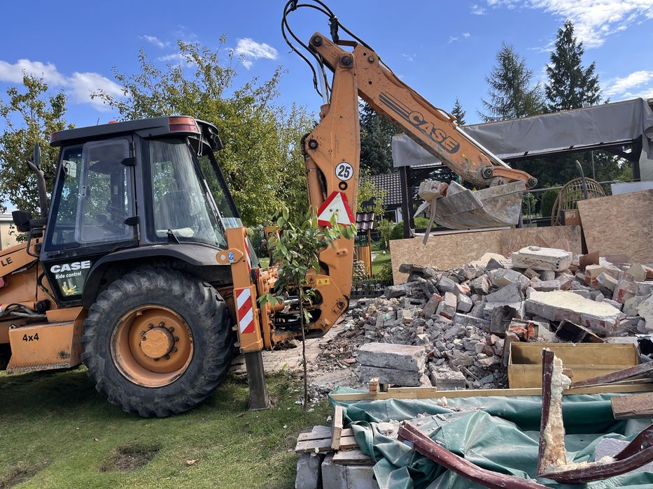 Usługi koparką i wyburzenia