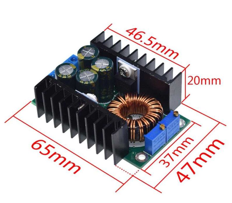 Понижающий преобразователь XL4016 300W 9A DC-DC