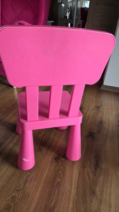 Stolik krzesło taboret meble Mammut Ikea