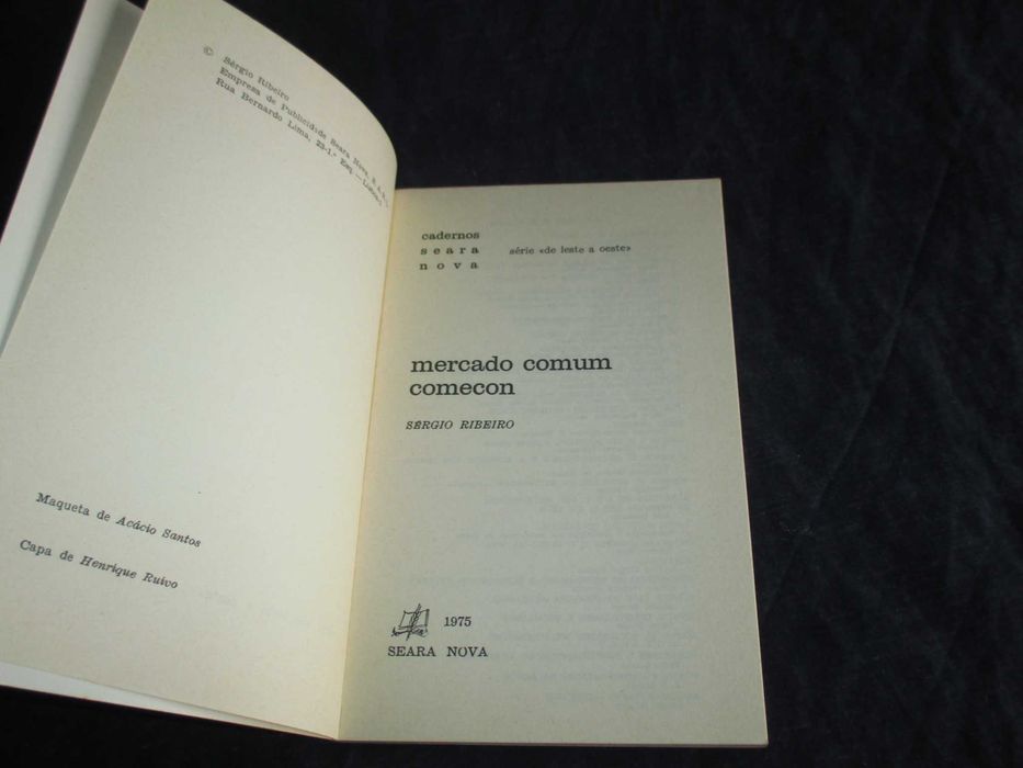 Livro Mercado Comum Comecom Sérgio Ribeiro