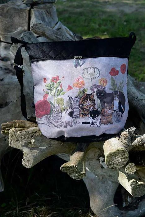 Torebka Shoperka Koty kotki dla kociary