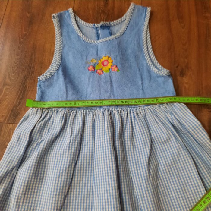 Джинсове плаття сарафан на літо дівчинка 134 розмір