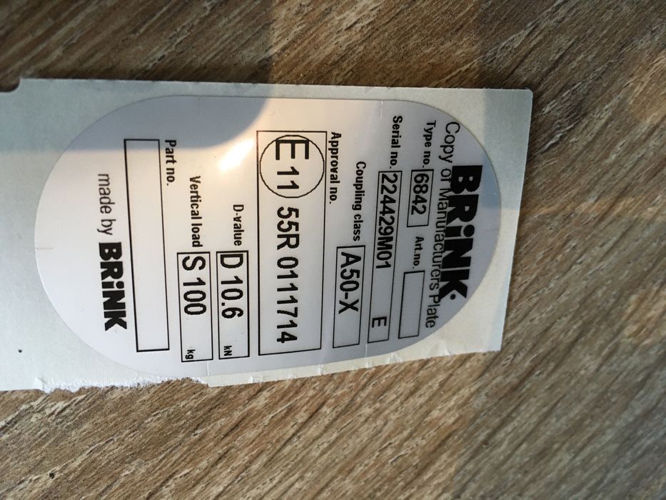 Brink 6842 hak holowniczy Honda CRV 2018- nowy!