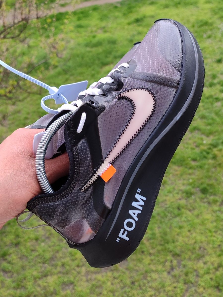 Foam off white black sale
