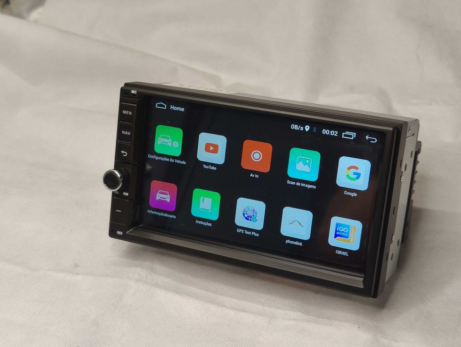 Rádio 2 DIN Android 13 Botões físicos – RDS GPS WIFI  2GB RAM