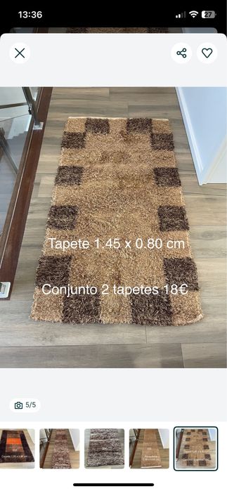 Vendo conjunto 2 tapetes