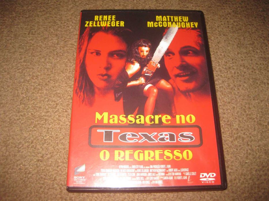 DVD "Massacre no Texas - O Regresso" com Renée Zellweger