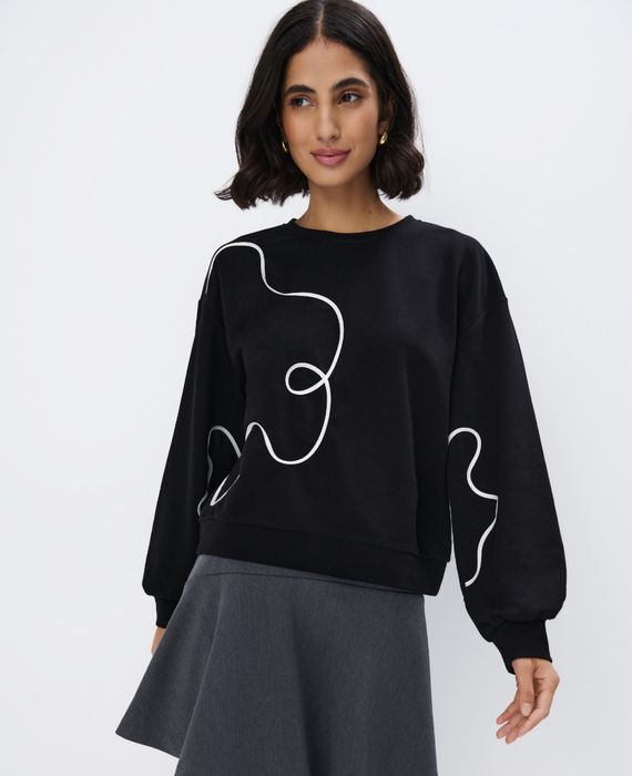 Bluza czarna Mohito rozmiar S