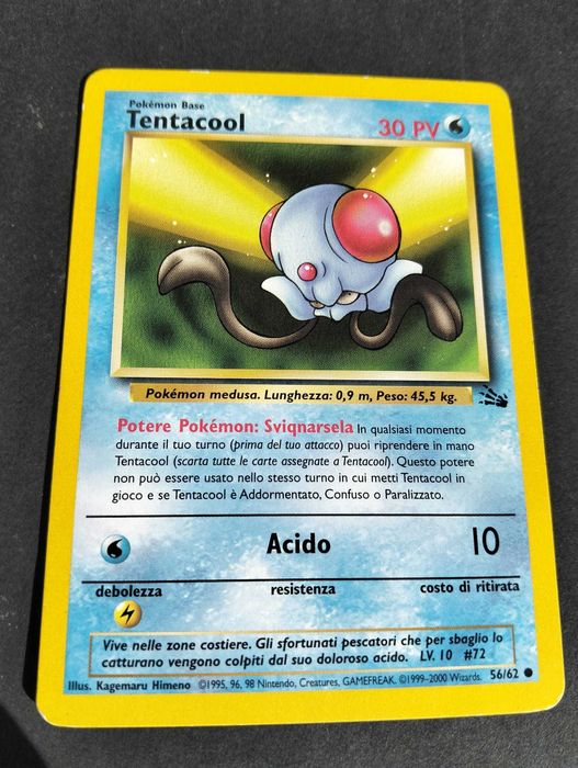Cartas Pokémon originais: Coleção Fóssil