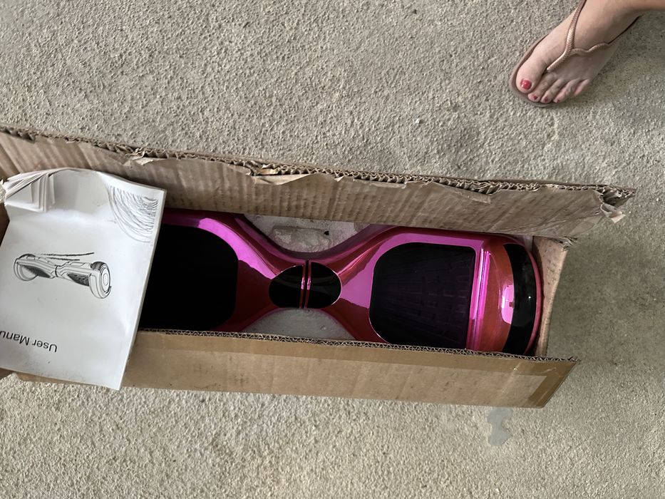 Hoverboard  rosa de crianca
