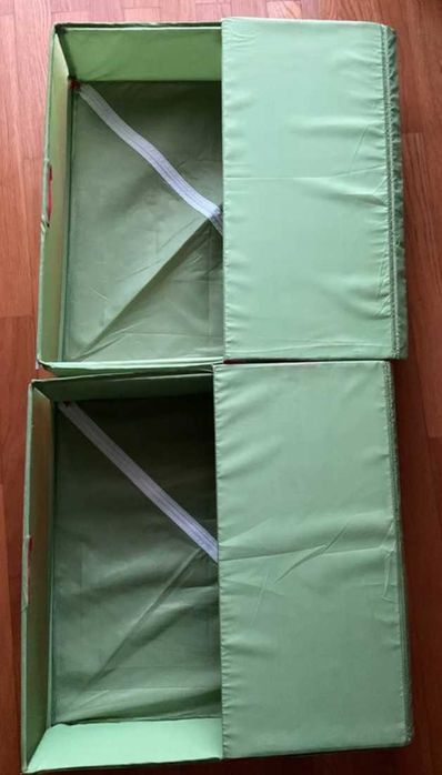 2 caixas arrumação Ikea Kusiner
