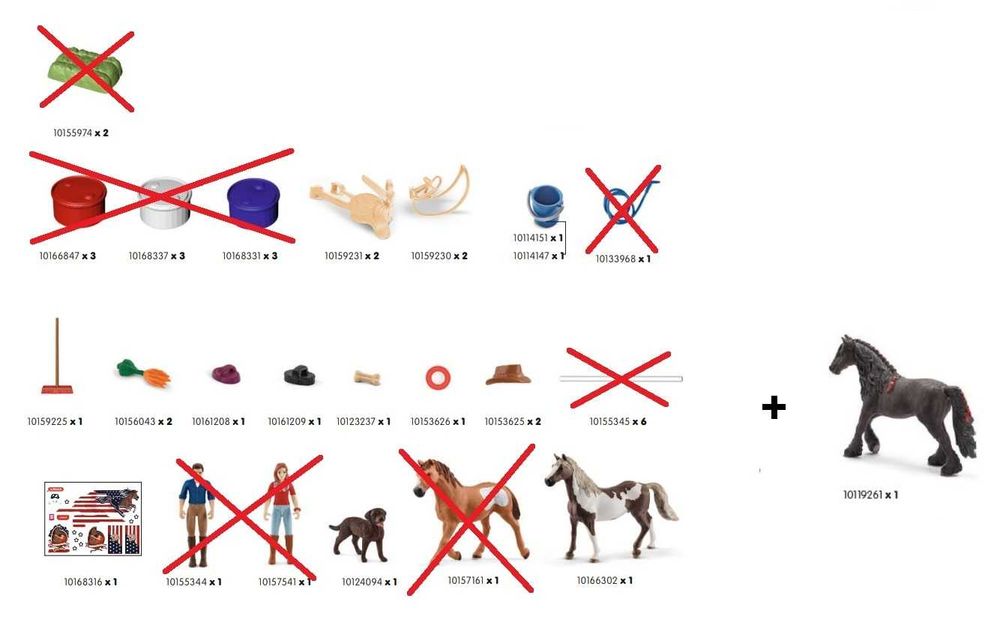 Schleich 42705 Pickup Lakeside z przyczepą NOWY zestaw mieszany