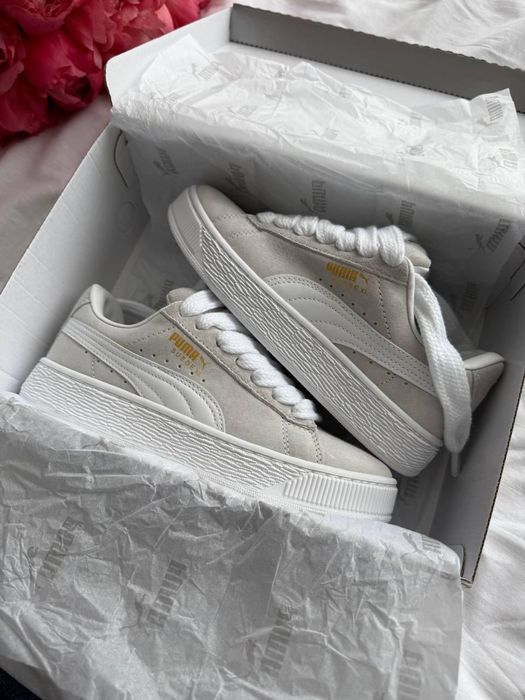 АКЦІЯ! Puma Suede XL Light Grey 37 38 39 40 41 42 43 44 45 пума суеде