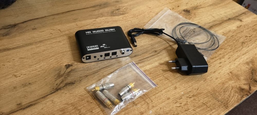 Аудіо декодер цифрового звуку з оптичного Toslink SPDIF в аналоговий 5