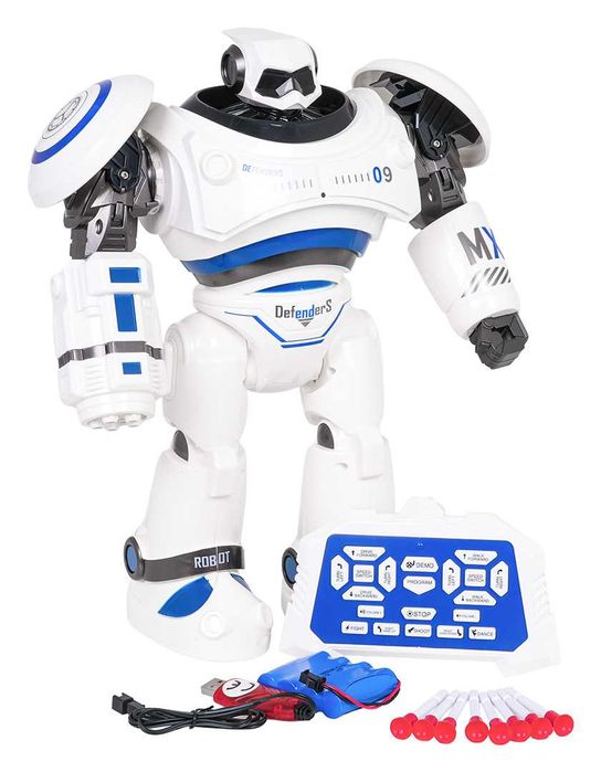 Wielofunkcyjny Zdalnie Sterowany Robot Pilot R/C Strzela 1701B.NIE