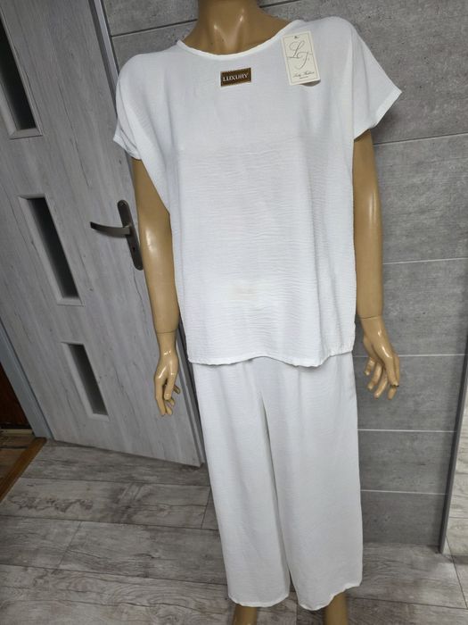 Piękny komplet damski spodnie bluzka Luxury Lady Fashion