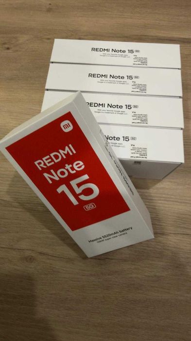 Telemóvel Xiaomi Redmi Note 15 5G - 8GB ram 256GB disco Preto - Novos caixa fechada !