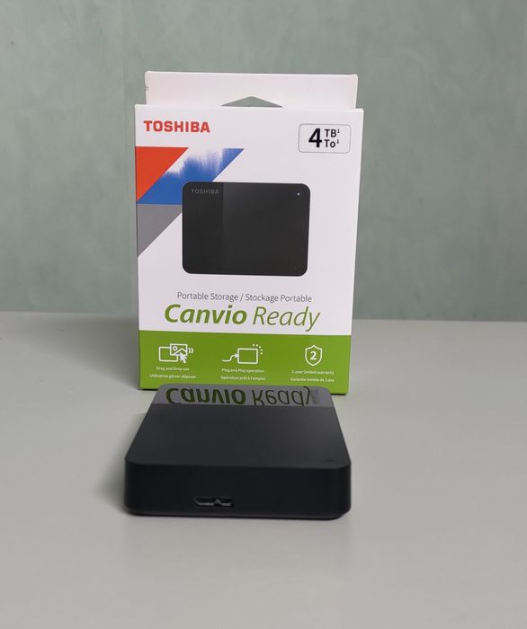 Disco Externo Toshiba 4TB Canvio Ready 2.5" USB 3.2