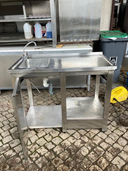Bancada com pia - Industrial