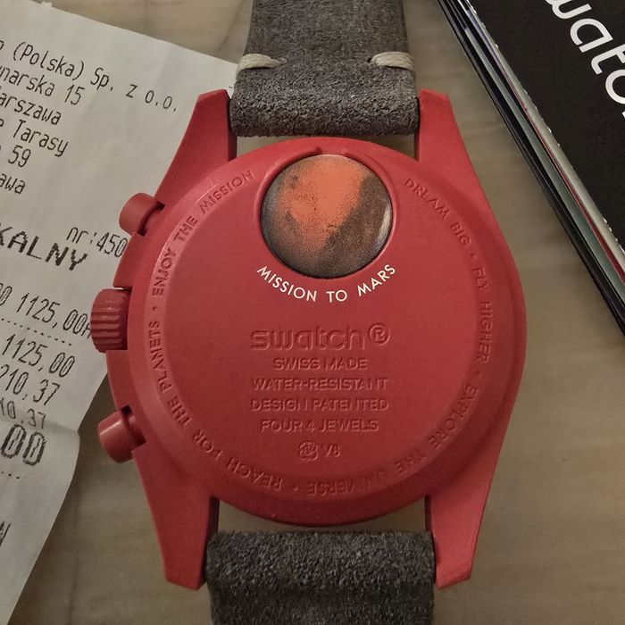 Omega x Swatch Zegarek  Moonswatch Mission To Mars
