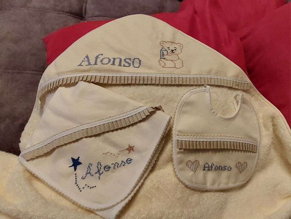 Conjunto Ponto cruz bebé