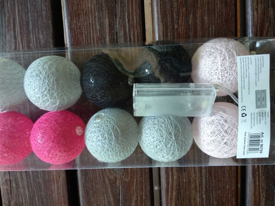 Girlanda świetlna kolorowe kulki