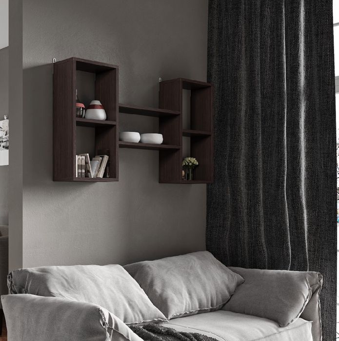 Полка настенная Полочка Стеллаж Полиця настінна для книг Стелаж в офіс