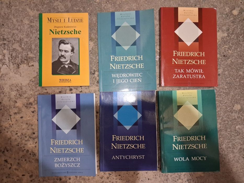 Zestaw ksiązek F.Nietsche 6szt
