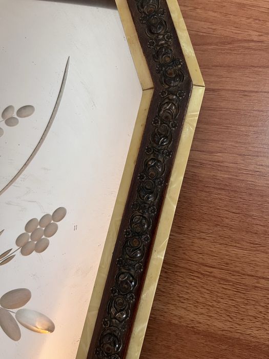 Tabuleiro espelho antigo